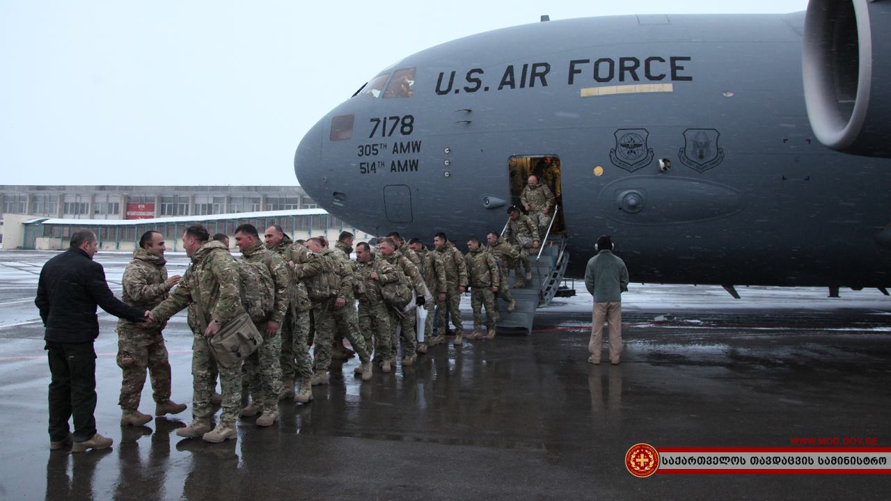 130 სამხედრო მოსამსახურე ავღანეთიდან საქართველოში დაბრუნდა