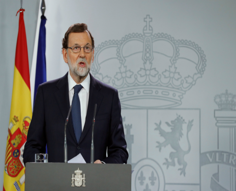 ესპანეთის პრემიერ-მინისტრმა კატალონიის პარლამენტი დაითხოვა