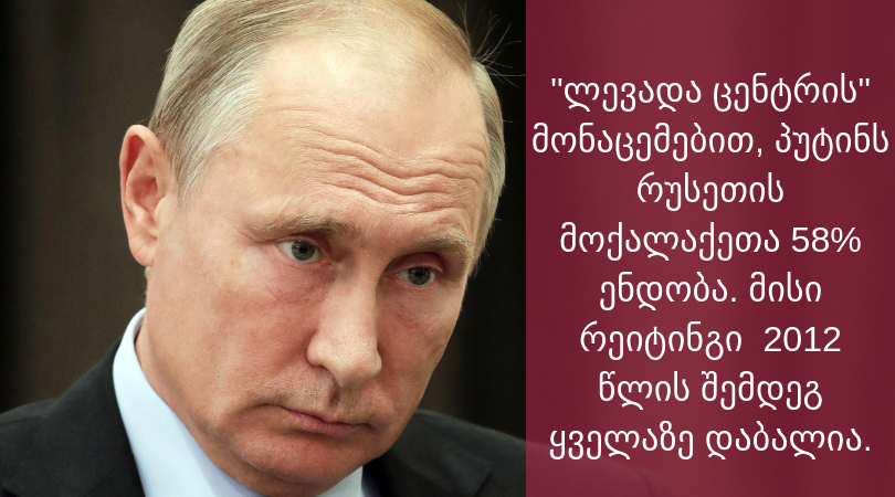 ვლადიმერ პუტინი. ფოტო: EPA/MICHAEL KLIMENTYEV/SPUTNIK/KREML