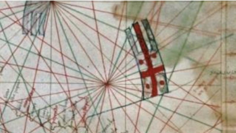 პიეტრო ვესკონტეს რუკა. 1321 წ.
