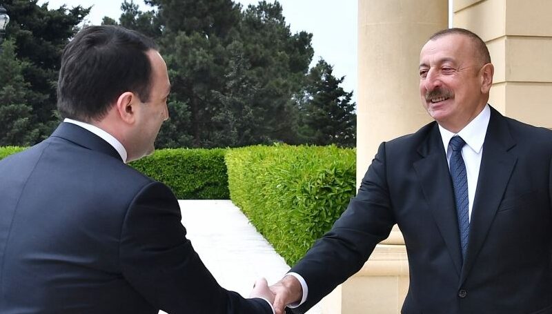 Президент Азербайджана Ильхам Алиев находится с визитом в Грузии