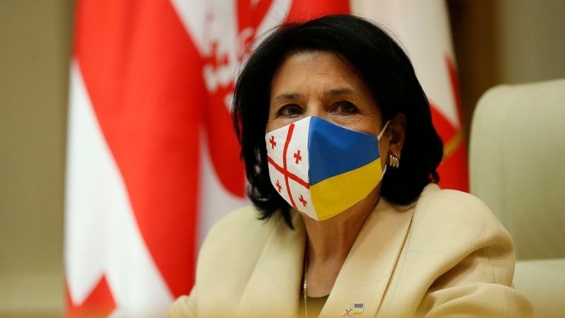 Президент Грузии выразила соболезнования в связи с гибелью грузинских бойцов в Украине