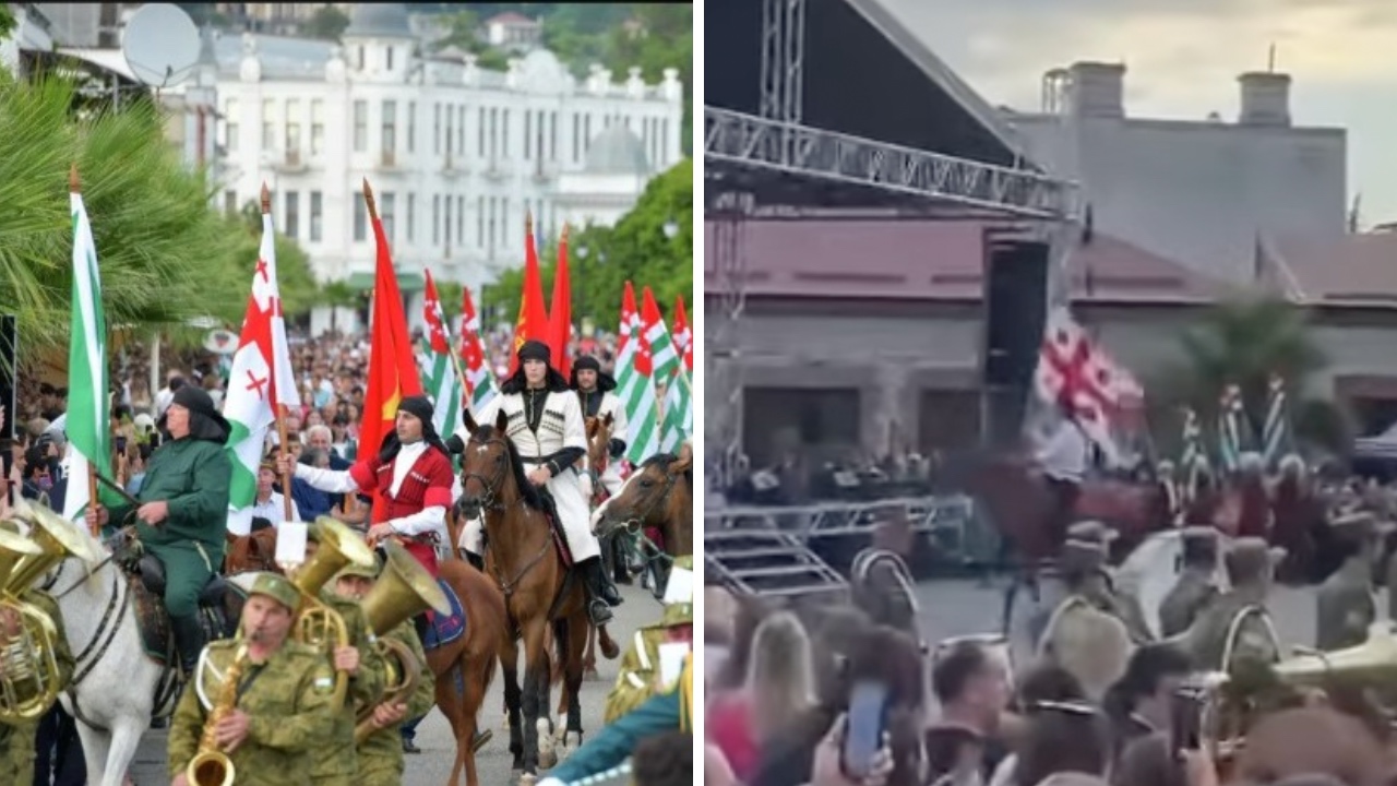 Развивался ли на празднике в Сухуми флаг Грузии?