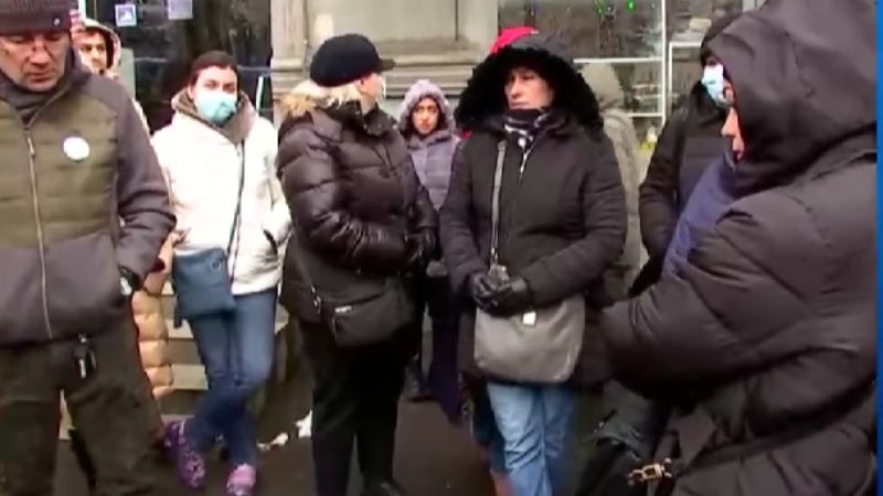 Сотрудники Службы скорой помощи провели в Тбилиси акцию протеста