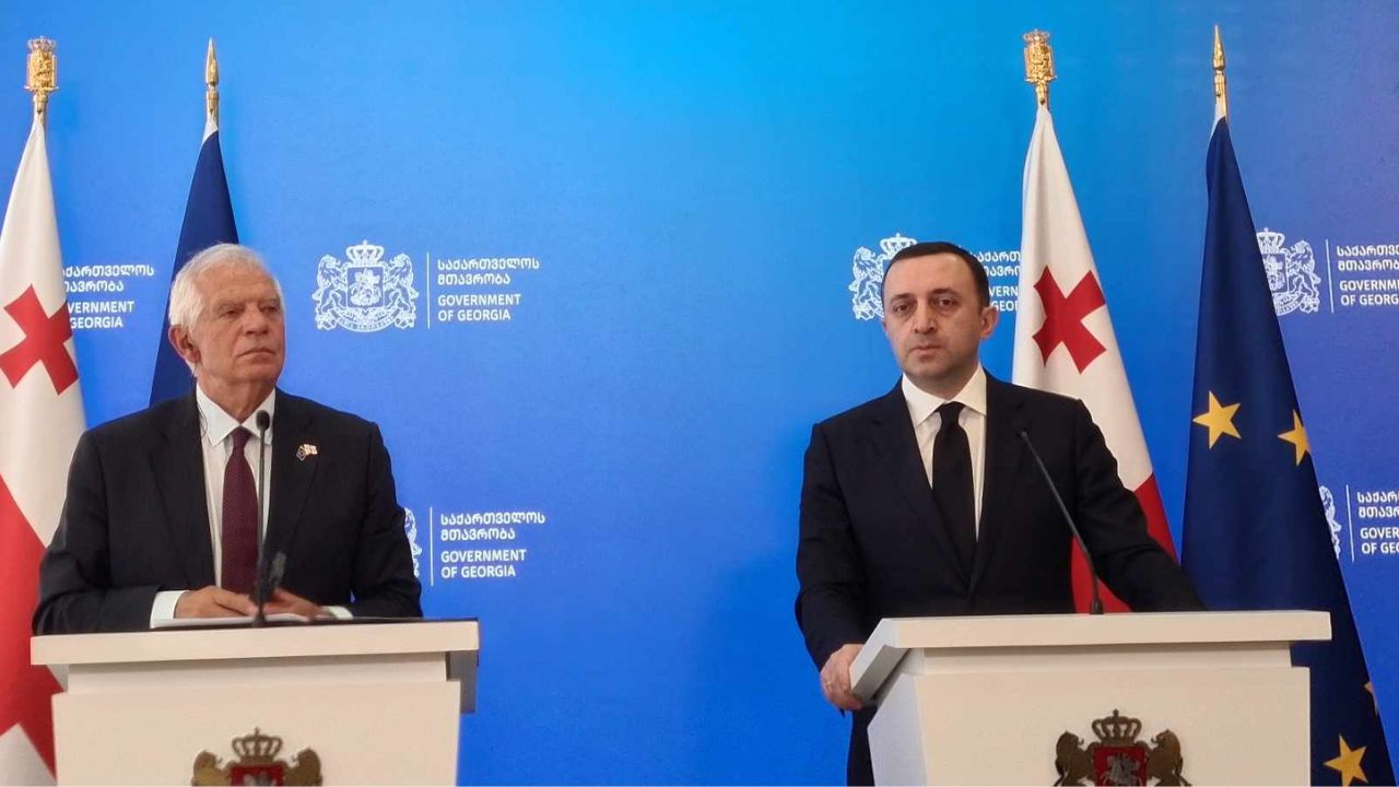 Боррель и Гарибашвили озвучили разные позиции по статусу кандидата