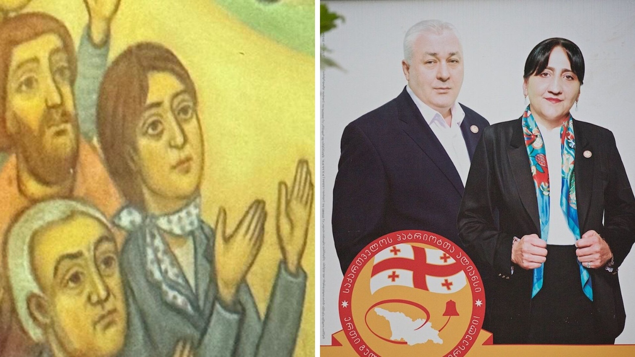 Давид Тархан-Моурави отрицает, что на одном из фрагментов иконы Матроне Московской изображен он и его соратница