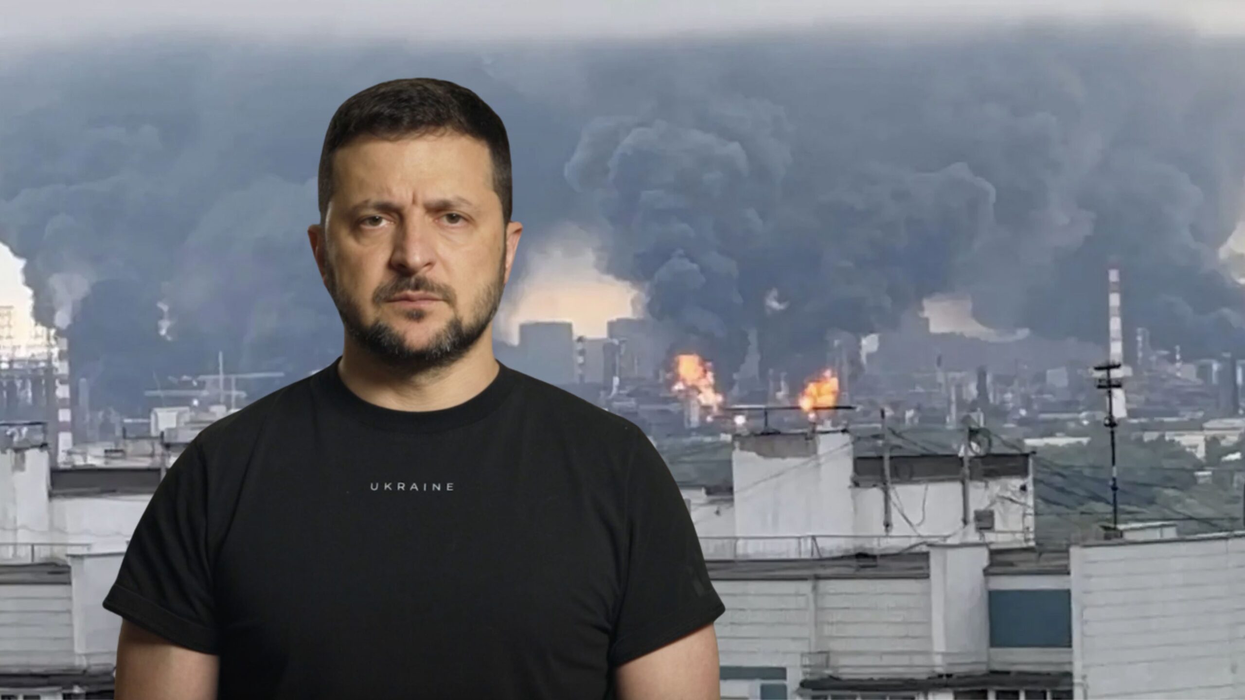 ზელენსკის პირველი განცხადება მოსკოვზე თავდასხმის შესახებ